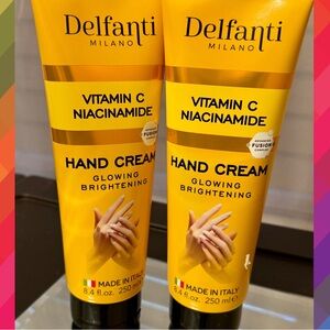 Delfanti Milano Vitamin C Niacinamide Hand Cream Brand New Sealed